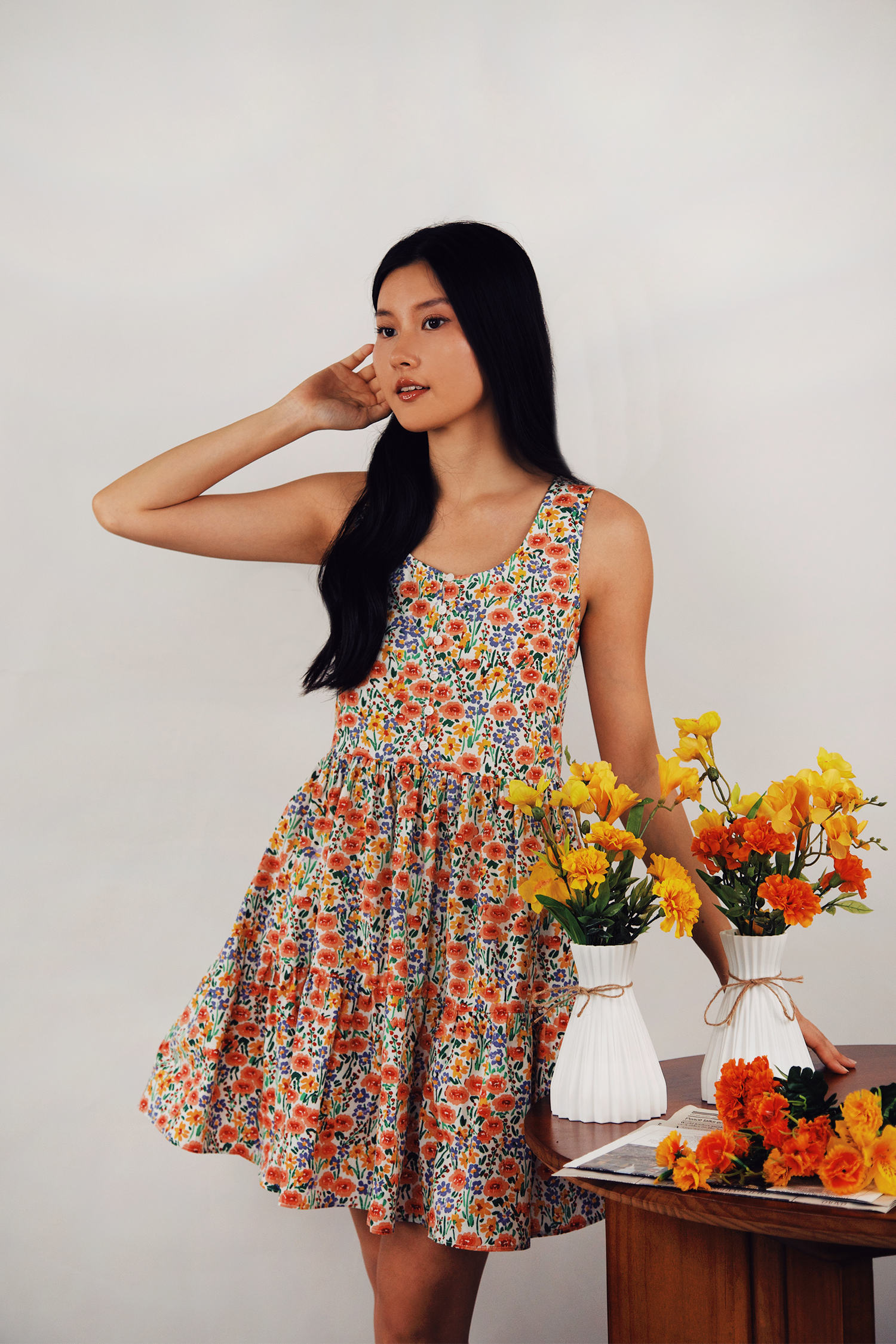 Floral Babydoll Dress