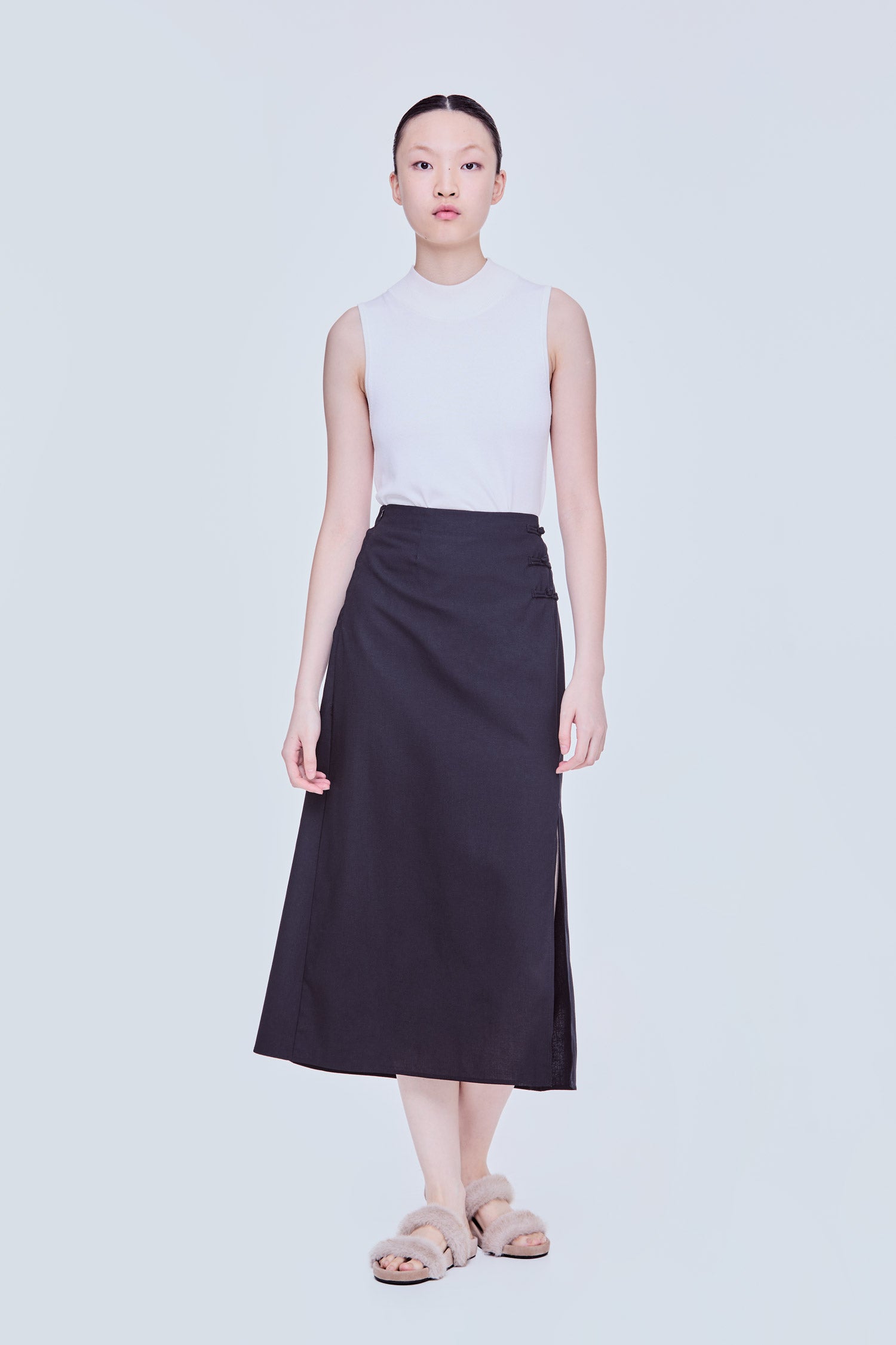 Chinese Knot A-Line Skirt