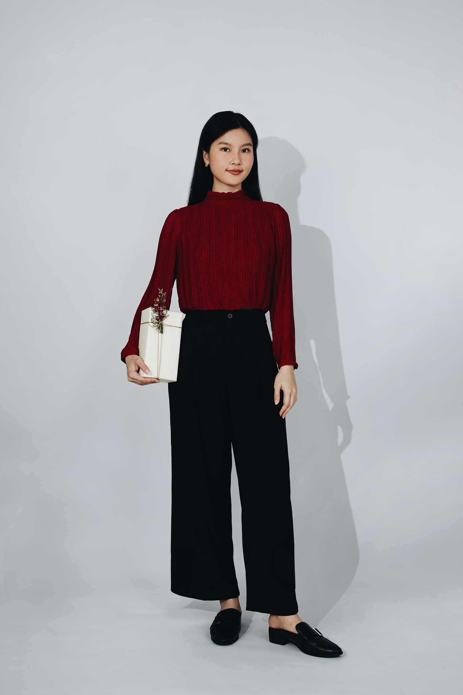 Basic Wide Leg Trousers