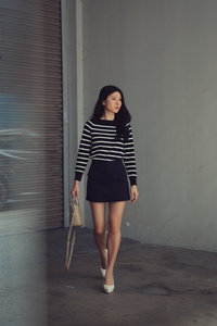 Breton Long Sleeve Knit Top