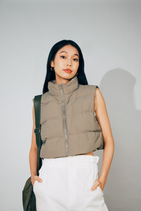 Padded Cropped Vest