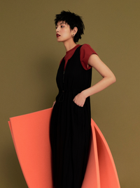 Sleeveless A-Line Cargo Dress