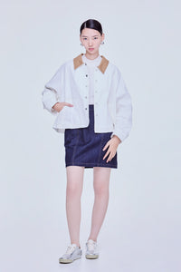 Contrast Raglan Jacket