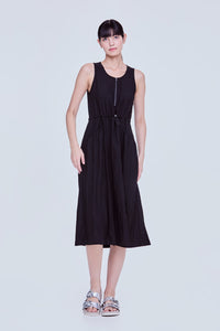 Sleeveless A-Line Cargo Dress