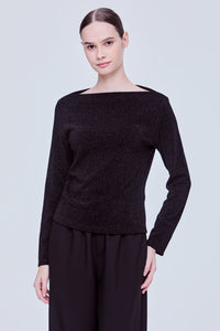 Long Sleeve Lurex Top