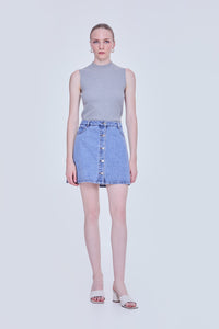 Denim Mini Skirt