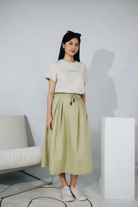 Corded Flare Skirt