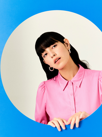 Puffy Buttondown Mini Dress