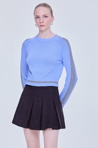 Contrast Knitted Sweater