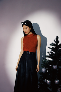 Basic Lurex Knit Top