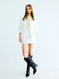 Scrunchy Sleeves Blazer