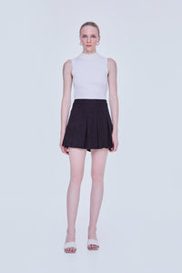 Pleated Mini Skirt