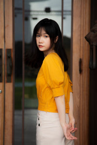Boxy Puff Sleeves Blouse
