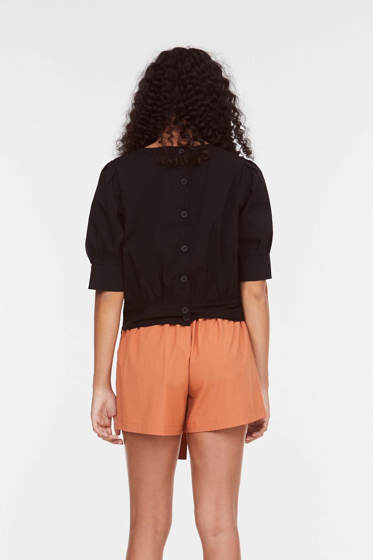 Boxy Puff Sleeves Blouse