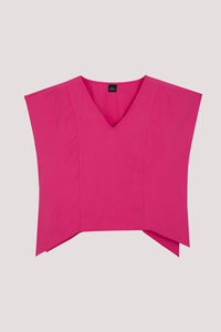 Asymmetrical Flare Panelled Top