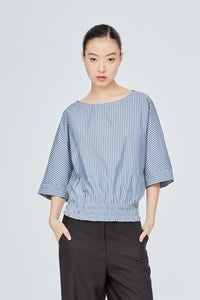 Smocked Stripes Magyar Top