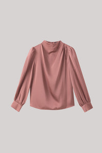 Drapey High Neck Top