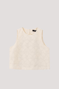 Sleeveless Lace Top