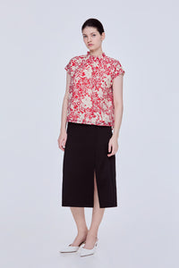 Floral Print Magyar Top