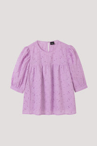 Floral Eyelet Blouse