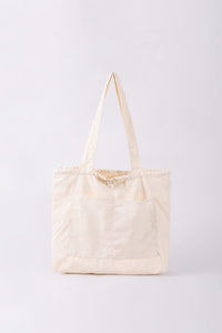 Drawstringed Shoulder Tote Bag