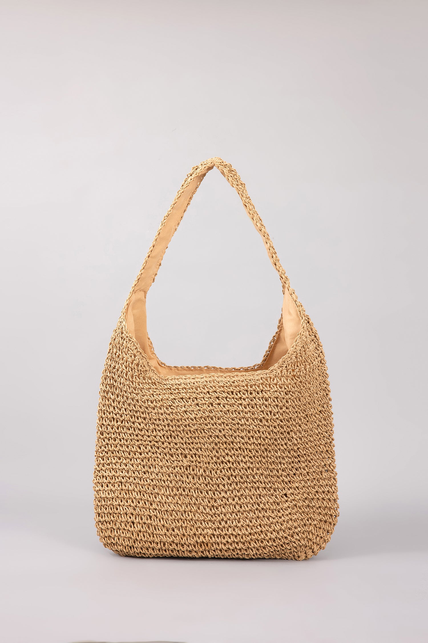 Simple All-Match Straw Bag