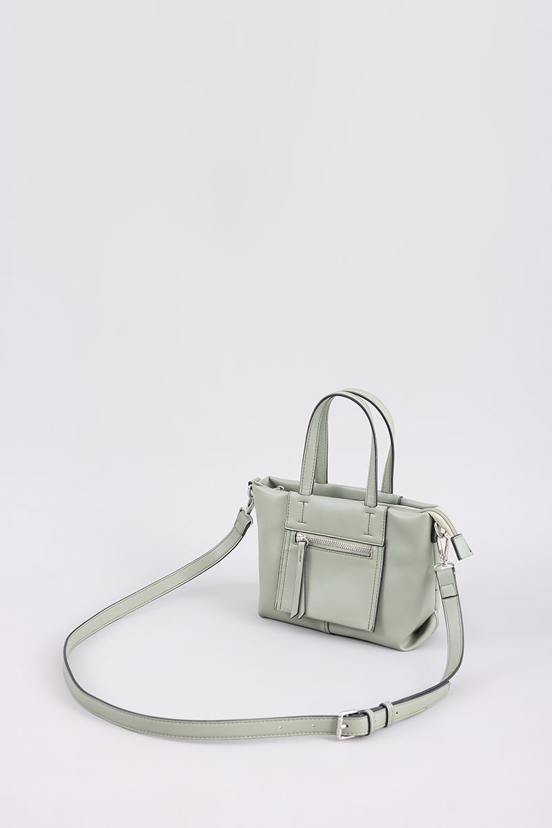 Mini PU Trapeze Bag