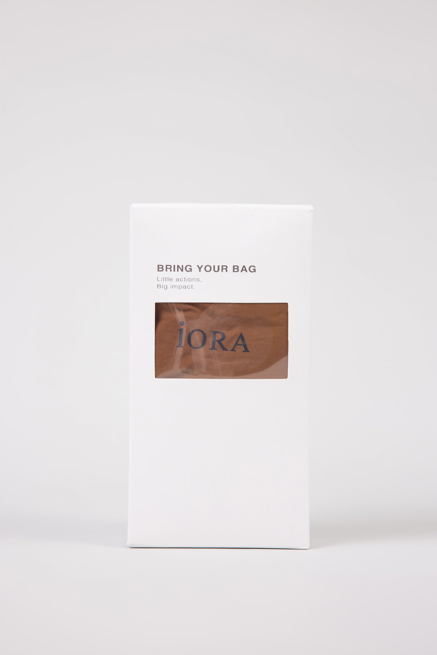 Contrast Drawstring Totebag