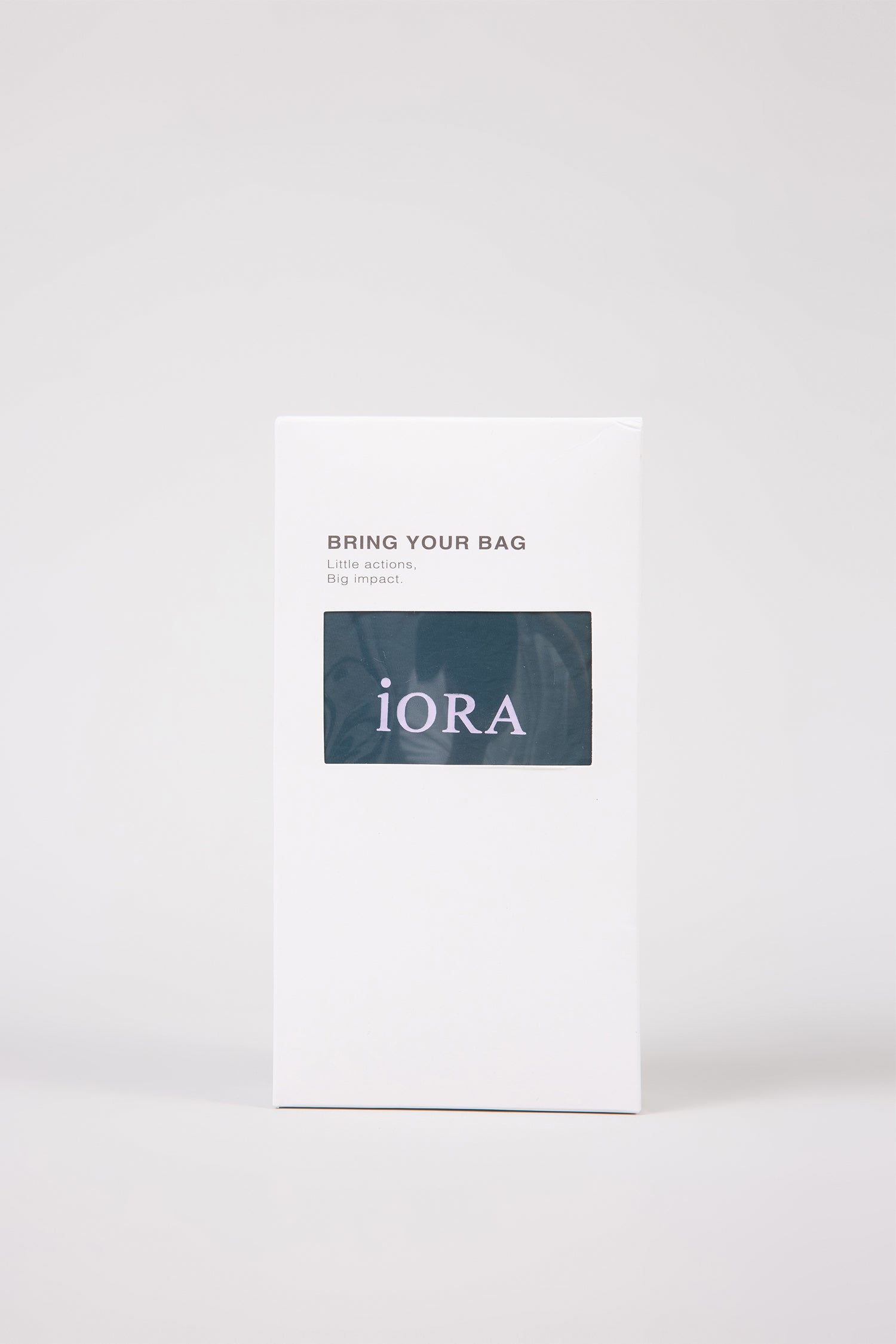 Contrast Drawstring Totebag