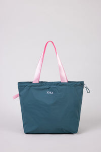Contrast Drawstring Totebag