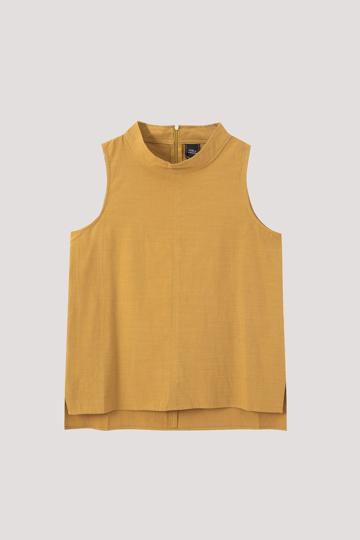 High Neck Sleeveless Blouse