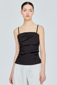 Turn-Down Pleated Cami