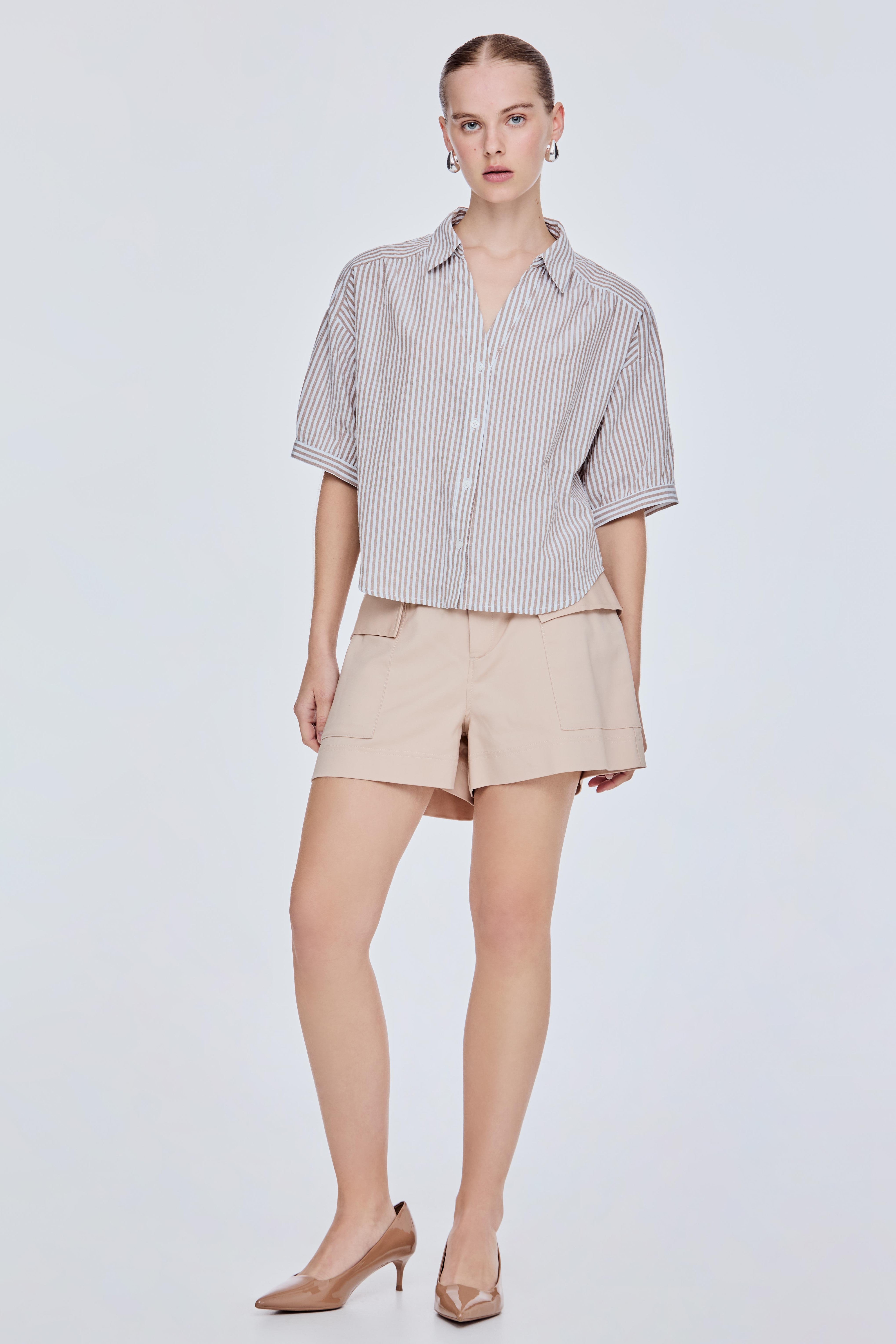 Seersucker Stripes Blouse