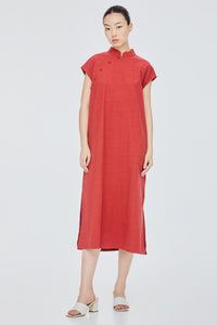 Cap Sleeve Tunic Qipao