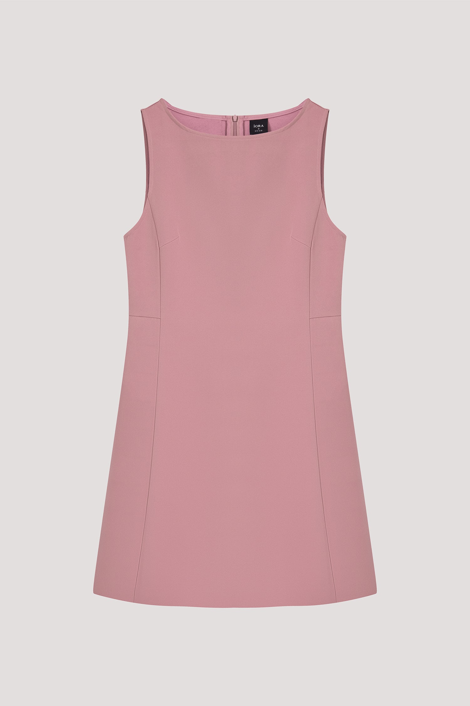 Tailored Boat Neck Mini Dress