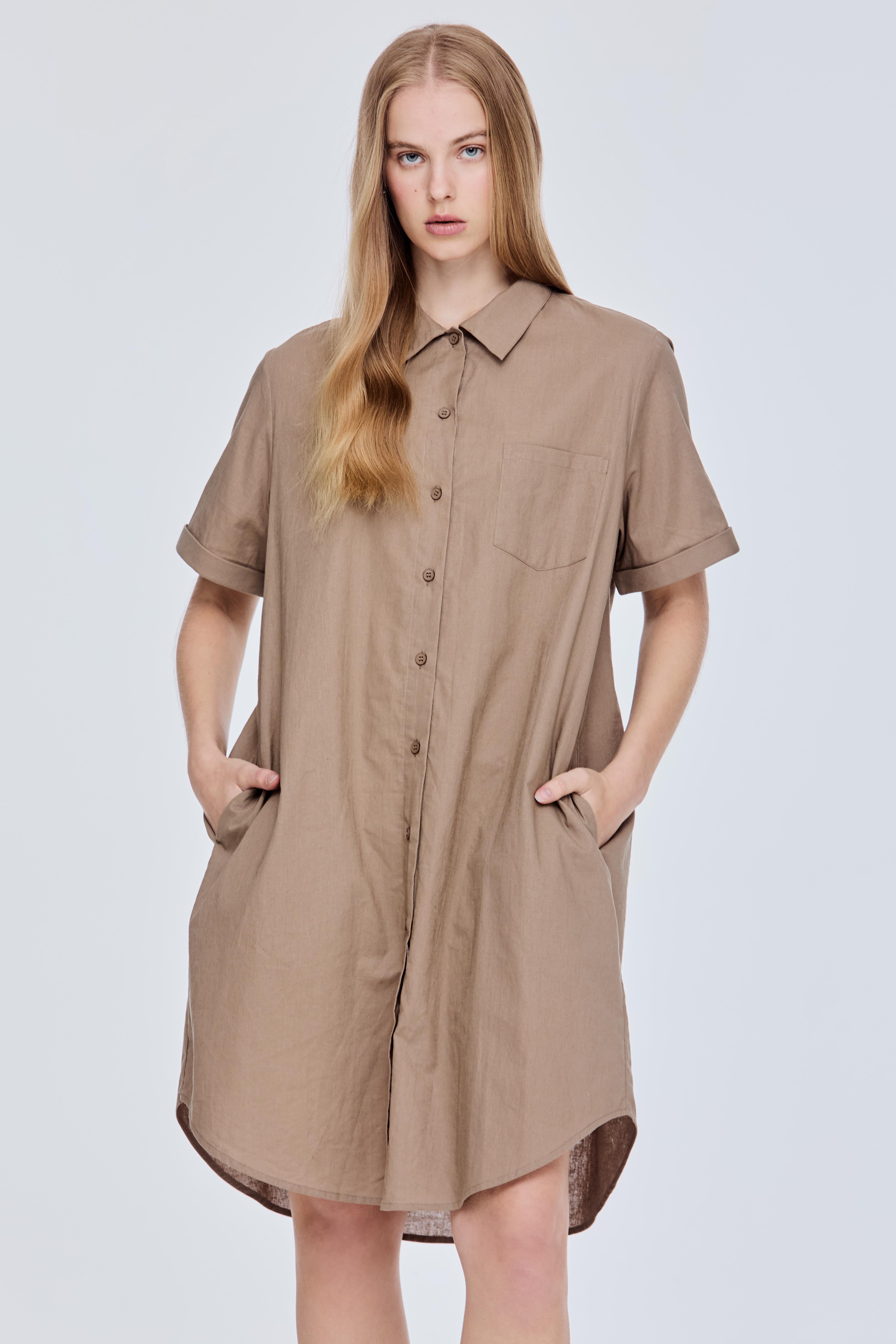 Relaxed Shirt Dress