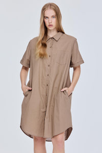 Relaxed Shirt Dress
