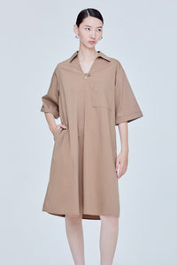 Relaxed Buttoned Shirt Dress
