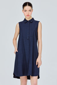 Buttondown Boxy Dress