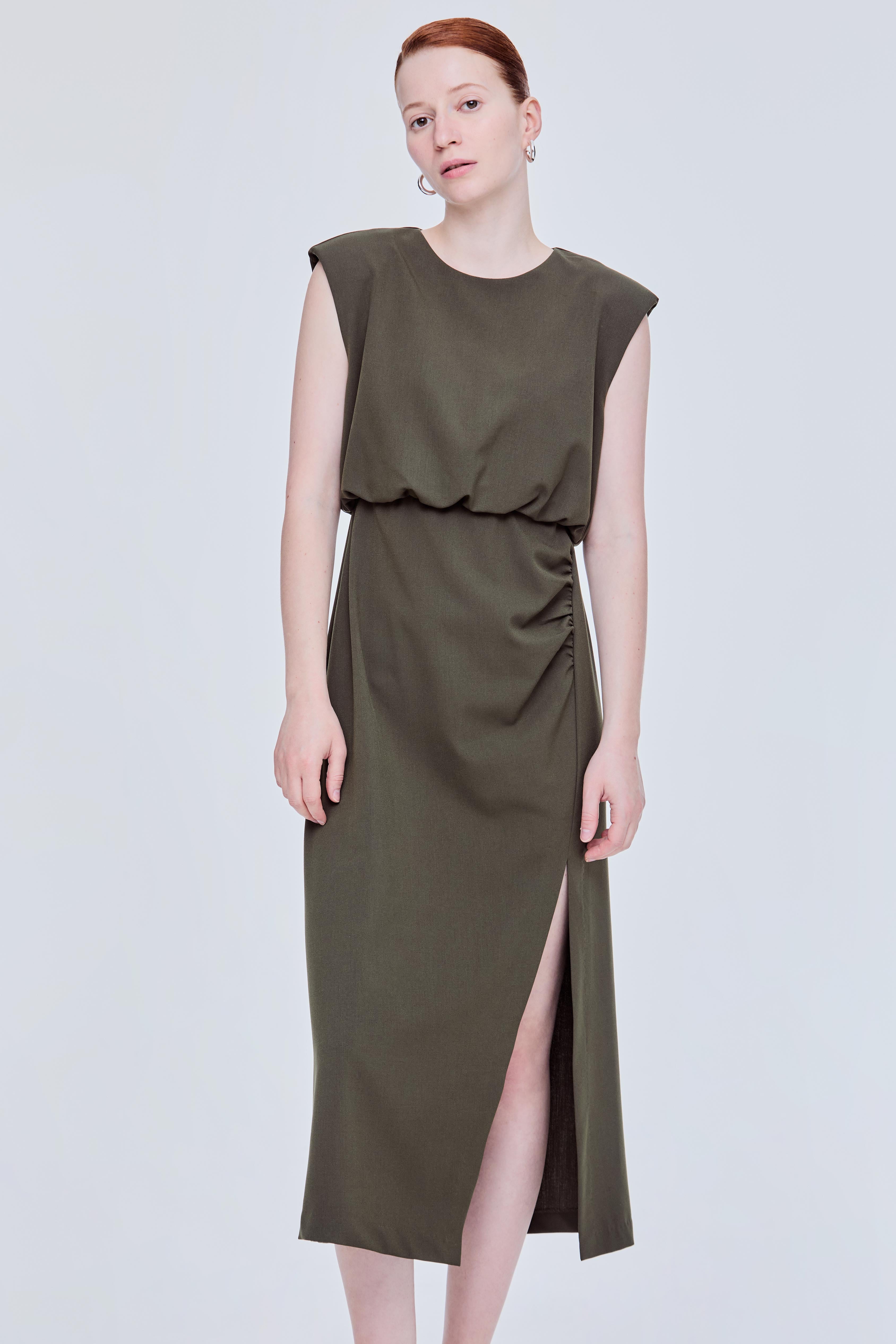 Magyar Gathered Dress