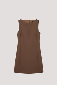 Tailored Boat Neck Dress