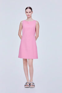 Tailored Boat Neck Dress