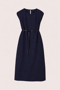 Straight Cut Sheen Dress