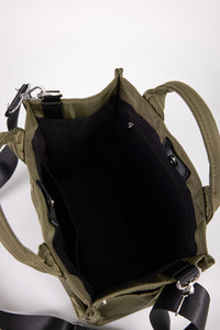 Utility Pocket Tote Bag - Army Green