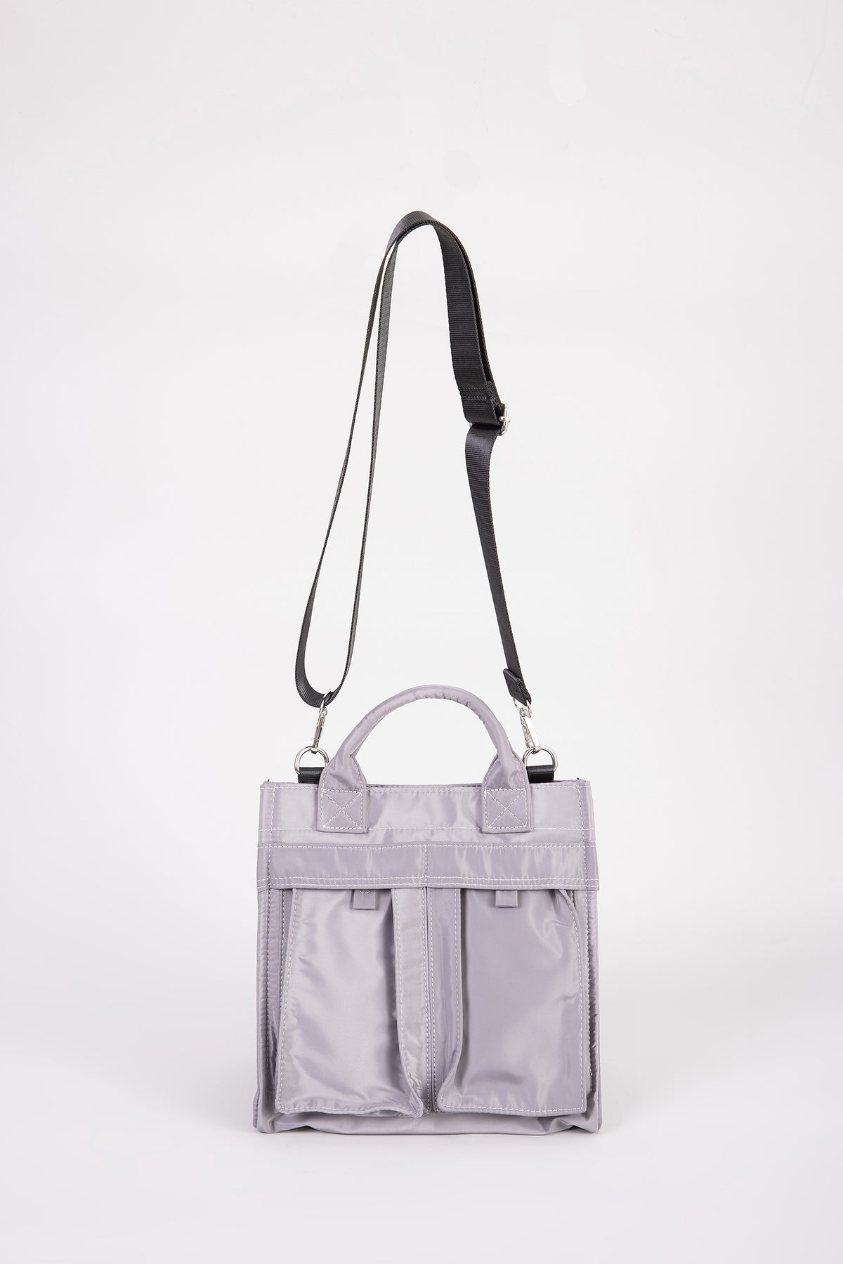 Utility Pocket Tote Bag - Grey