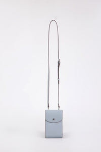 Snap Flap Phone Crossbody Bag - Grey Blue