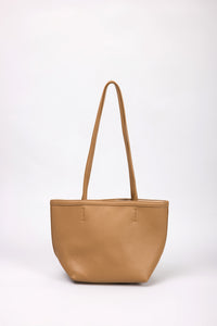 Everyday Tote with Drawstring Pouch - Camel