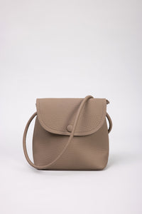 Soft Tote with Mini Flap Bag - Khaki