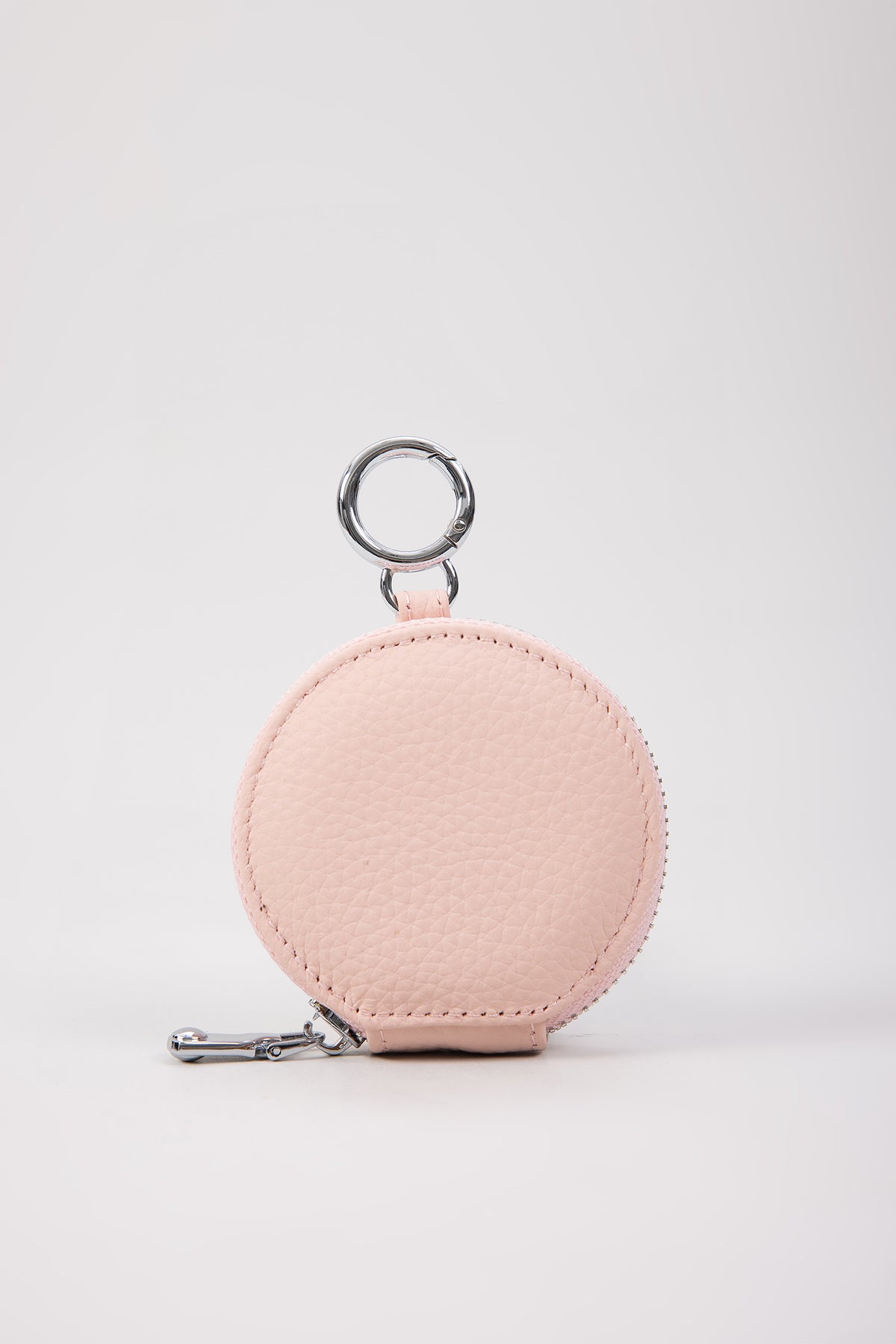 Mini Leather Coin Pouch - Pink