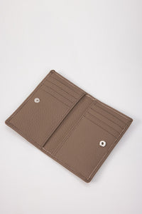 Mini Folded Card Holder - Brown